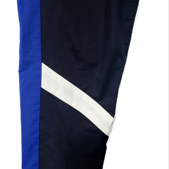 PacSun Ankle Zipper Black Blue and WhiteTrack Pants - Picture 4 of 11